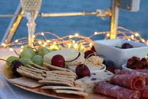 xmas cheese platter Christmas feast Whitsunday Escape bareboat