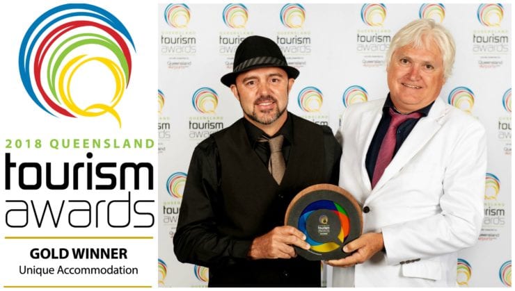 Gold winner Queensland Tourism Awards 2018